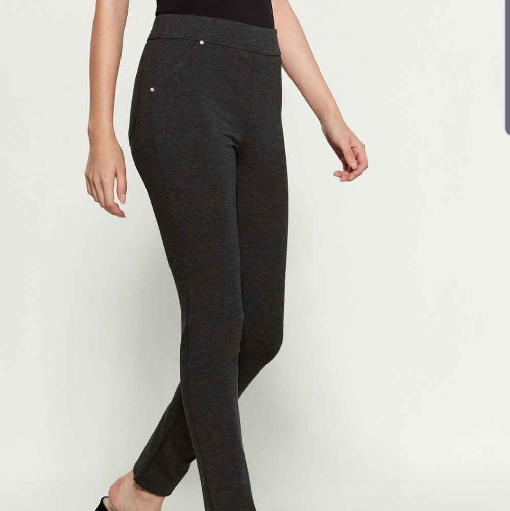 DASH Ebellished Ponte Pull-on Pants/Jeggings
